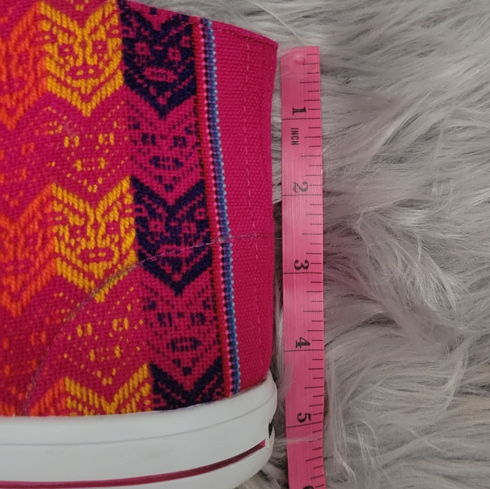 Inkkas Pink Multi-Color High-Top Sneakers - Picture 12 of 14